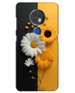 Чохол для Nokia 7.2 з картинкою «Соняшник та ромашка» Чохол для Nokia 7.2 з картинкою «Соняшник та ромашка»