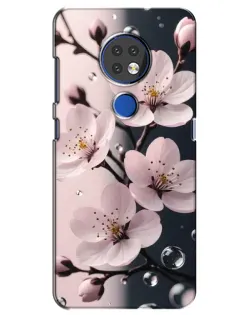 Чохол для Nokia 7.2 з картинкою «Ніжня сакура та краплі» Чохол для Nokia 7.2 з картинкою «Ніжня сакура та краплі»