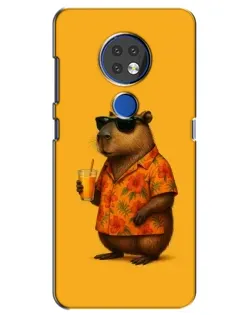 Чохол для Nokia 7.2 з картинкою «Капібара на відпочинку» Чохол для Nokia 7.2 з картинкою «Капібара на відпочинку»