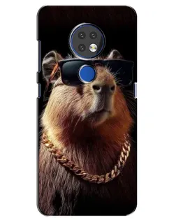 Чохол для Nokia 7.2 з картинкою «Капібара золотий ланцюг» Чохол для Nokia 7.2 з картинкою «Капібара золотий ланцюг»