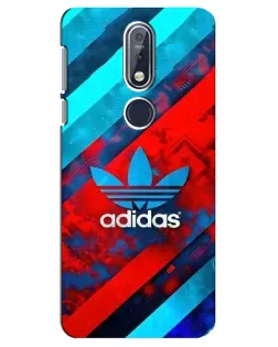 Чехол для Nokia 7.1 (2018) с картинкой «Абстракция Adidas» Чехол для Nokia 7.1 (2018) с картинкой «Абстракция Adidas»
