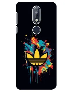 Чехол для Nokia 7.1 (2018) с картинкой «Adidas Splash» Чехол для Nokia 7.1 (2018) с картинкой «Adidas Splash»