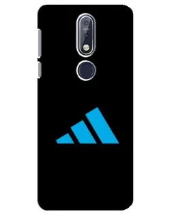 Чехол для Nokia 7.1 (2018) с картинкой «Adidas Cyan Logo» Чехол для Nokia 7.1 (2018) с картинкой «Adidas Cyan Logo»