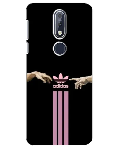 Чехол для Nokia 7.1 (2018) с картинкой «Adidas Hands»
