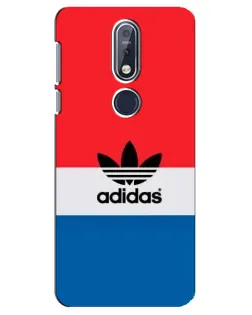 Чехол для Nokia 7.1 (2018) с картинкой «Ретро блоки Adidas» Чехол для Nokia 7.1 (2018) с картинкой «Ретро блоки Adidas»