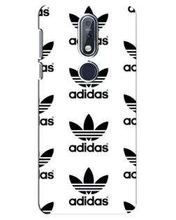 Чехол для Nokia 7.1 (2018) с картинкой «Adidas Pattern» Чехол для Nokia 7.1 (2018) с картинкой «Adidas Pattern»