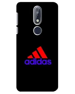 Чехол для Nokia 7.1 (2018) с картинкой «Классический Adidas» Чехол для Nokia 7.1 (2018) с картинкой «Классический Adidas»