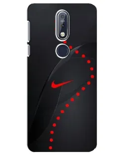 Чехол для Nokia 7.1 (2018) с картинкой «Абстрактный дизайн Nike» Чехол для Nokia 7.1 (2018) с картинкой «Абстрактный дизайн Nike»