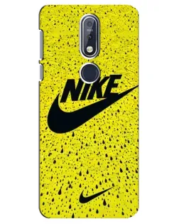Чехол для Nokia 7.1 (2018) с картинкой «Желтый текстурный Nike» Чехол для Nokia 7.1 (2018) с картинкой «Желтый текстурный Nike»