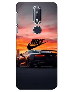 Чехол для Nokia 7.1 (2018) с картинкой «Nike и суперкар» Чехол для Nokia 7.1 (2018) с картинкой «Nike и суперкар»