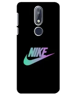 Чехол для Nokia 7.1 (2018) с картинкой «Nike — городская ночь» Чехол для Nokia 7.1 (2018) с картинкой «Nike — городская ночь»