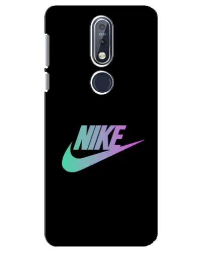 Чехол для Nokia 7.1 (2018) с картинкой «Nike — городская ночь»