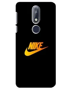 Чехол для Nokia 7.1 (2018) с картинкой «Золотой логотип Nike» Чехол для Nokia 7.1 (2018) с картинкой «Золотой логотип Nike»