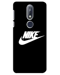 Чехол для Nokia 7.1 (2018) с картинкой «Мазки краски Nike» Чехол для Nokia 7.1 (2018) с картинкой «Мазки краски Nike»