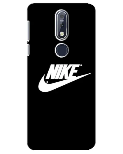 Чехол для Nokia 7.1 (2018) с картинкой «Мазки краски Nike» Чехол для Nokia 7.1 (2018) с картинкой «Мазки краски Nike»