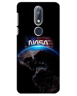 Чехол для Nokia 7.1 (2018) с картинкой «Земля из космоса NASA» Чехол для Nokia 7.1 (2018) с картинкой «Земля из космоса NASA»