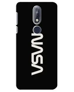 Чехол для Nokia 7.1 (2018) с картинкой «NASA — вертикальный логотип» Чехол для Nokia 7.1 (2018) с картинкой «NASA — вертикальный логотип»