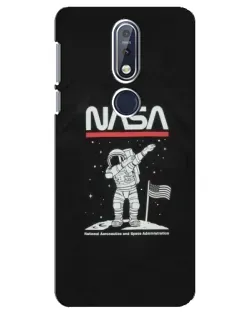 Чехол для Nokia 7.1 (2018) с картинкой «NASA — шагаем по Луне» Чехол для Nokia 7.1 (2018) с картинкой «NASA — шагаем по Луне»