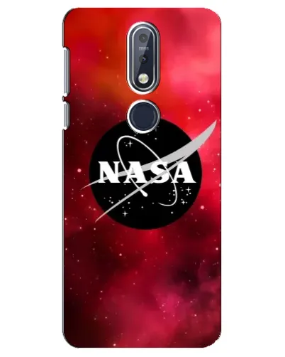 Чехол для Nokia 7.1 (2018) с картинкой «NASA — красная туманность»