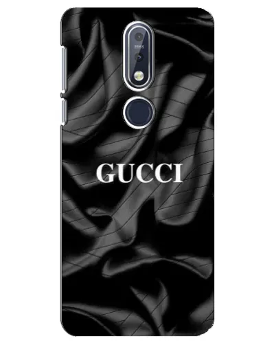 Чехол для Nokia 7.1 (2018) с картинкой «Gucci — шелковые волны»