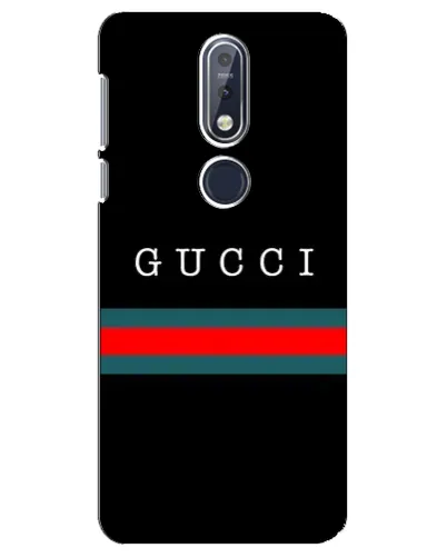 Чехол для Nokia 7.1 (2018) с картинкой «Gucci — красный пояс»