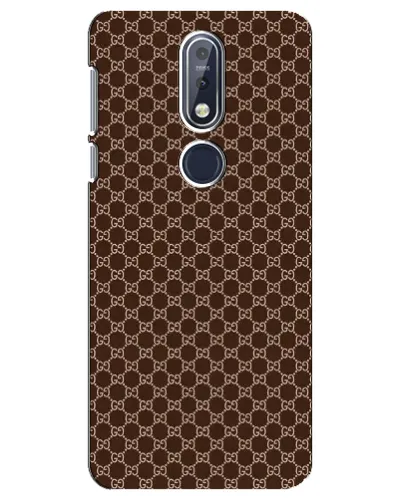 Чехол для Nokia 7.1 (2018) с картинкой «Gucci — шоколадная сетка» Чехол для Nokia 7.1 (2018) с картинкой «Gucci — шоколадная сетка»