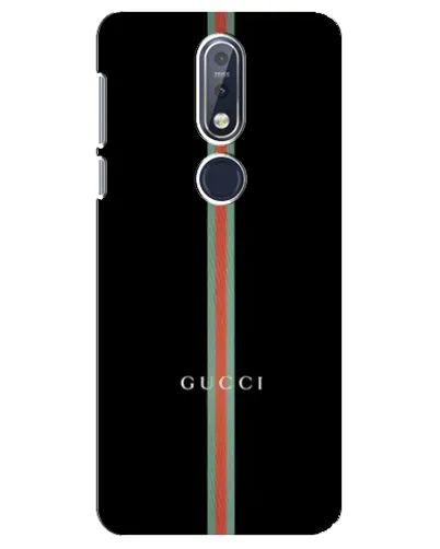 Чехол для Nokia 7.1 (2018) с картинкой «Gucci — строгая линия» Чехол для Nokia 7.1 (2018) с картинкой «Gucci — строгая линия»