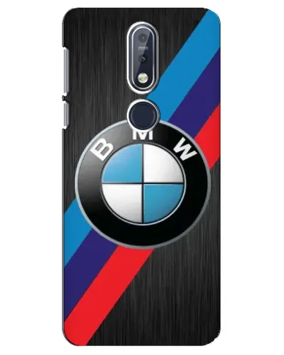Чехол для Nokia 7.1 (2018) с картинкой «BMW M-stripes стиль»