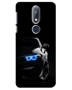Чохол для Nokia 7.1 (2018) з картинкою «BMW — нічний погляд»