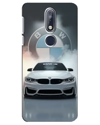 Чохол для Nokia 7.1 (2018) з картинкою «BMW в білому диму» Чохол для Nokia 7.1 (2018) з картинкою «BMW в білому диму»