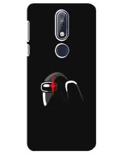 Чохол для Nokia 7.1 (2018) з картинкою «Among Us шолом» Чохол для Nokia 7.1 (2018) з картинкою «Among Us шолом»