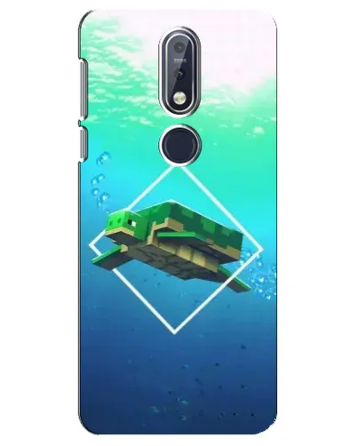 Чохол для Nokia 7.1 (2018) з картинкою «Черепаха Minecraft» Чохол для Nokia 7.1 (2018) з картинкою «Черепаха Minecraft»