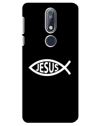 Чехол для Nokia 7.1 (2018) с картинкой «Классический Jesus»