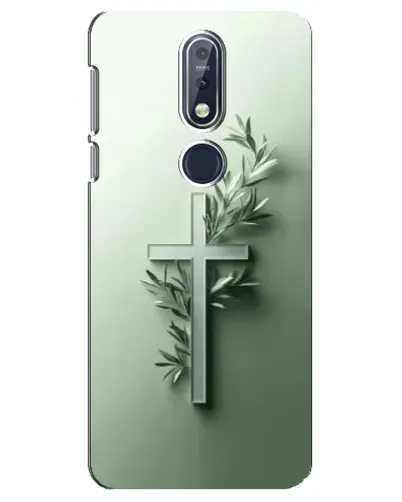 Чехол для Nokia 7.1 (2018) с картинкой «Оливковая ветвь» Чехол для Nokia 7.1 (2018) с картинкой «Оливковая ветвь»