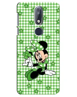 Чехол для Nokia 7.1 (2018) с картинкой «Mickey в клетку» Чехол для Nokia 7.1 (2018) с картинкой «Mickey в клетку»