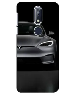 Чехол для Nokia 7.1 (2018) с картинкой «Tesla Model S Look»