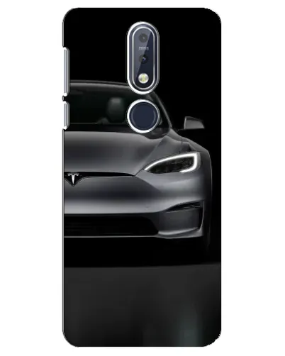 Чехол для Nokia 7.1 (2018) с картинкой «Tesla Model S Look»