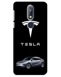 Чехол для Nokia 7.1 (2018) с картинкой «Tesla Model Y» Чехол для Nokia 7.1 (2018) с картинкой «Tesla Model Y»