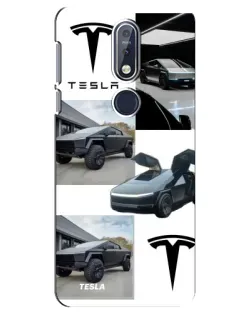Чехол для Nokia 7.1 (2018) с картинкой «Коллаж Cybertruck Tesla» Чехол для Nokia 7.1 (2018) с картинкой «Коллаж Cybertruck Tesla»