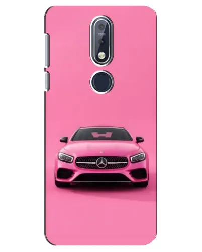 Чехол для Nokia 7.1 (2018) с картинкой «Розовый Mercedes AMG» Чехол для Nokia 7.1 (2018) с картинкой «Розовый Mercedes AMG»