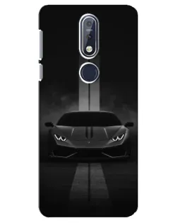 Чехол для Nokia 7.1 (2018) с картинкой «Lamborghini симметрия дорог» Чехол для Nokia 7.1 (2018) с картинкой «Lamborghini симметрия дорог»