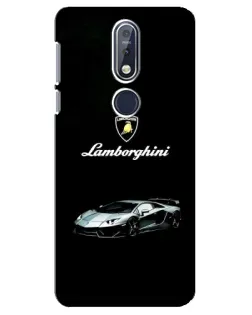 Чехол для Nokia 7.1 (2018) с картинкой «Логотип Lamborghini классика» Чехол для Nokia 7.1 (2018) с картинкой «Логотип Lamborghini классика»