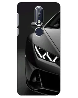 Чехол для Nokia 7.1 (2018) с картинкой «Lamborghini фары детализация» Чехол для Nokia 7.1 (2018) с картинкой «Lamborghini фары детализация»