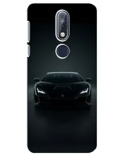 Чехол для Nokia 7.1 (2018) с картинкой «Черный Lamborghini Aventador» Чехол для Nokia 7.1 (2018) с картинкой «Черный Lamborghini Aventador»