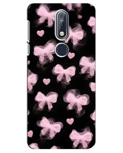 Чехол для Nokia 7.1 (2018) с картинкой «Геометрия банта»