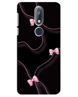 Чехол для Nokia 7.1 (2018) с картинкой «Розовые ленты»