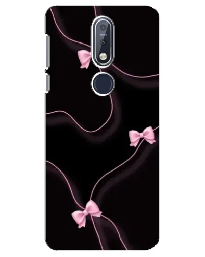 Чехол для Nokia 7.1 (2018) с картинкой «Розовые ленты»