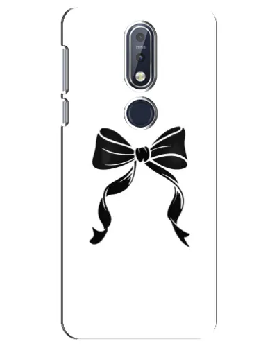 Чехол для Nokia 7.1 (2018) с картинкой «Классический бант»