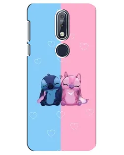 Чохол для Nokia 7.1 (2018) з картинкою «Stitch та Angel Love» Чохол для Nokia 7.1 (2018) з картинкою «Stitch та Angel Love»
