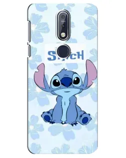 Чохол для Nokia 7.1 (2018) з картинкою «Stitch серед квітів» Чохол для Nokia 7.1 (2018) з картинкою «Stitch серед квітів»